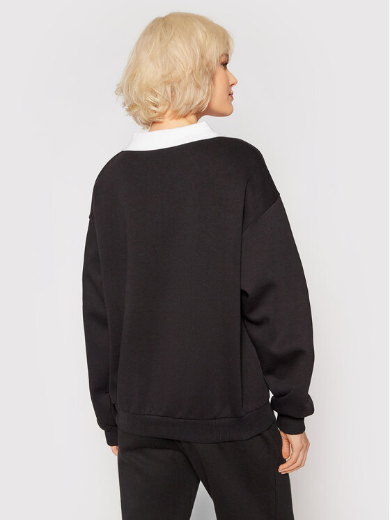Local Heroes Local Heroes Bluza COCA-COLA Collar LHCCS008 Czarny Oversize