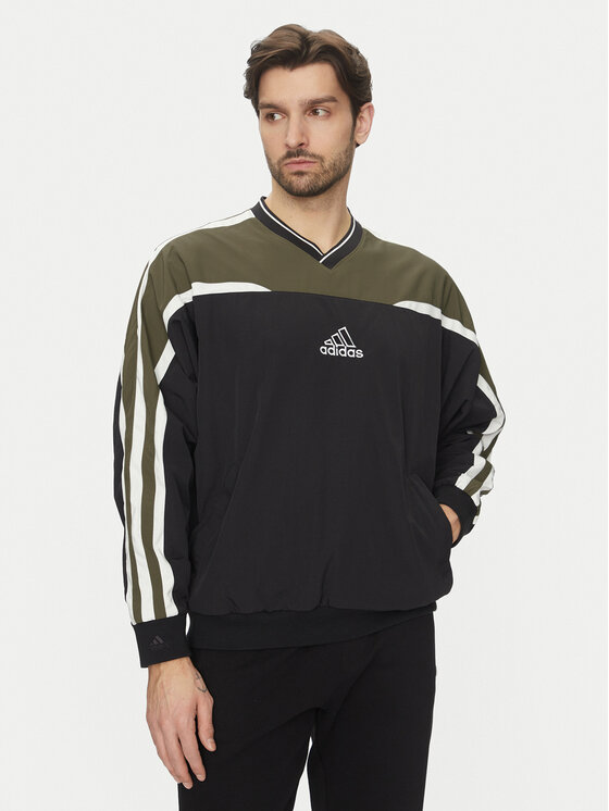 adidas adidas Mikina Cutline JD5395 Černá Loose Fit