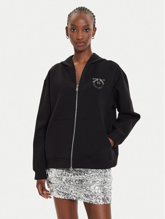 PINKO Pinko Sweatshirt Gesso 104122 A24G Schwarz Regular Fit