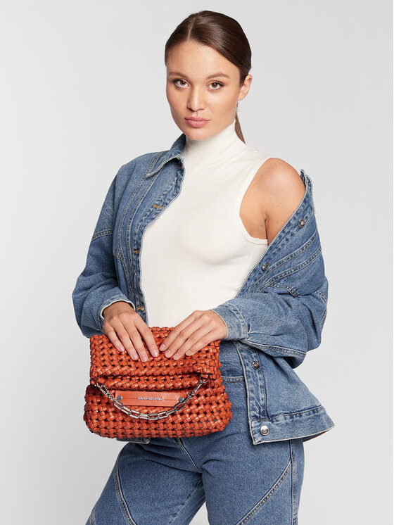 KARL LAGERFELD KARL LAGERFELD Ročna torba 221W3043 Oranžna