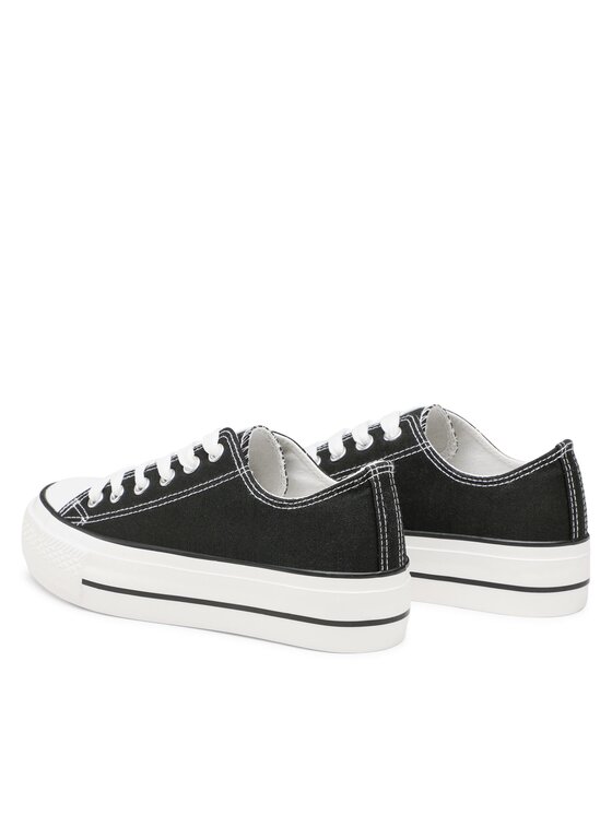 Jenny Fairy Jenny Fairy Sneakers aus Stoff WS160701-02ECO Schwarz