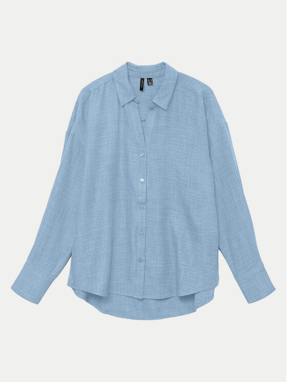 Vero Moda Vero Moda Marškiniai Melaney 10316389 Mėlyna Loose Fit