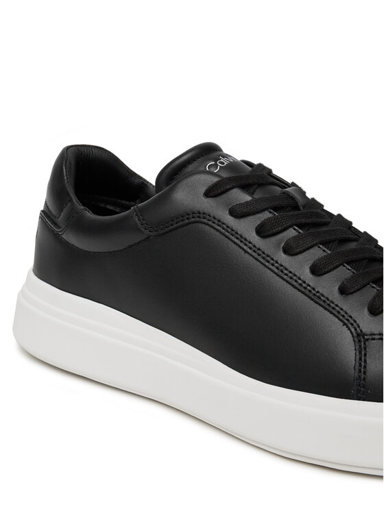 Calvin Klein Calvin Klein Sneakersy Low Top Lace Up Lth HM0HM01016 Czarny