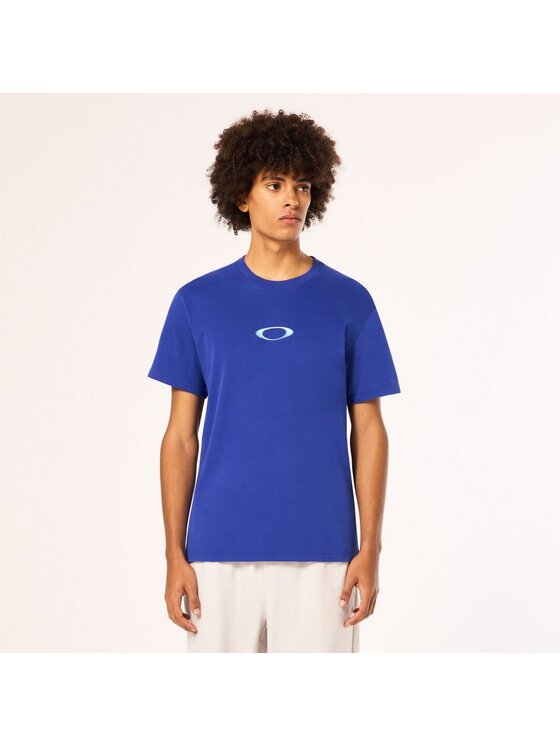 Oakley Oakley T-Shirt FOA405444 Niebieski Regular Fit