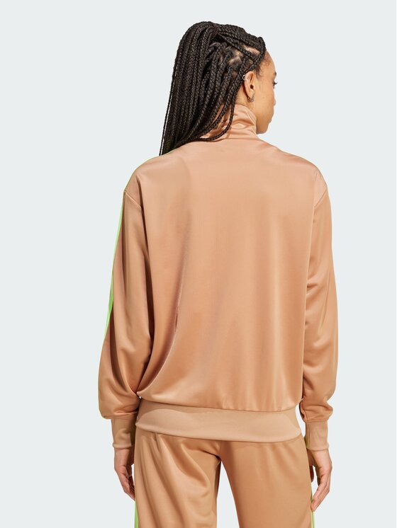 adidas adidas Bluza Adicolor Classic Firebird Loose Brązowy Loose Fit