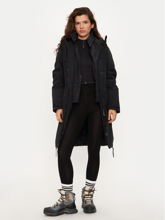 Halti Halti Hanorac Bergga 065-0425 Negru Relaxed Fit
