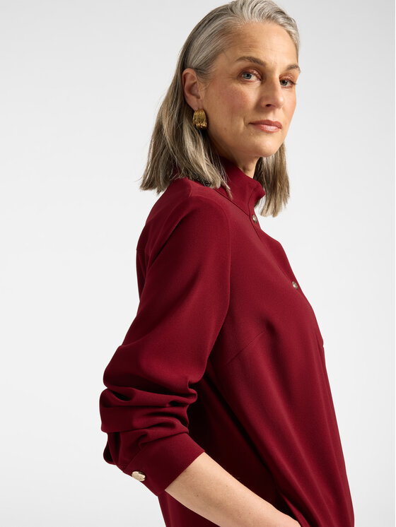 Elena Mirò Elena Mirò Vestito da giorno 7024P000341N036 Bordeaux Regular Fit