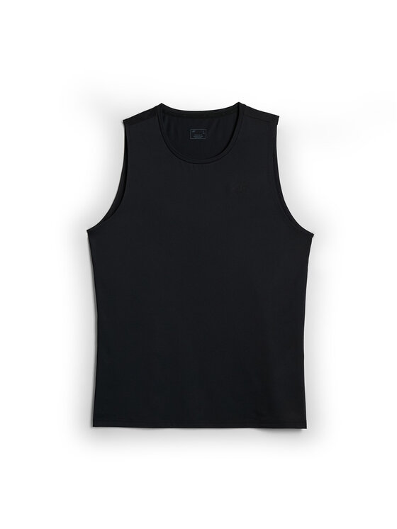 4F 4F Tank top active Czarny Regular Fit