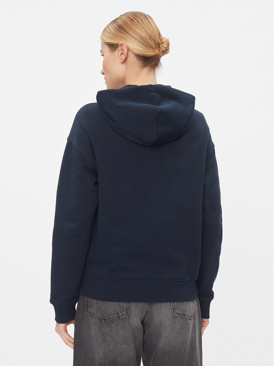 Tommy Jeans Tommy Jeans Sweatshirt Badge DW0DW17326 Dunkelblau Boxy Fit