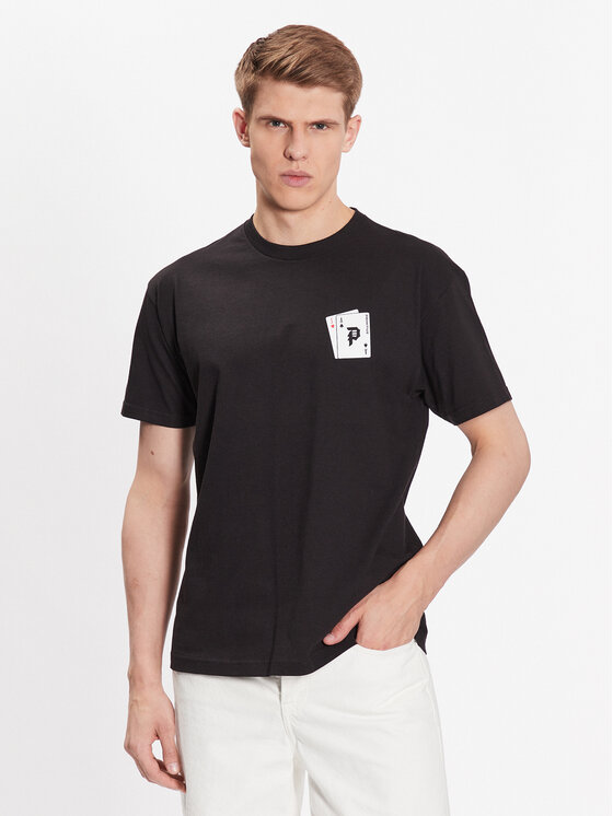 Primitive T-Shirt Double Down PAPSP2306 Μαύρο Regular Fit