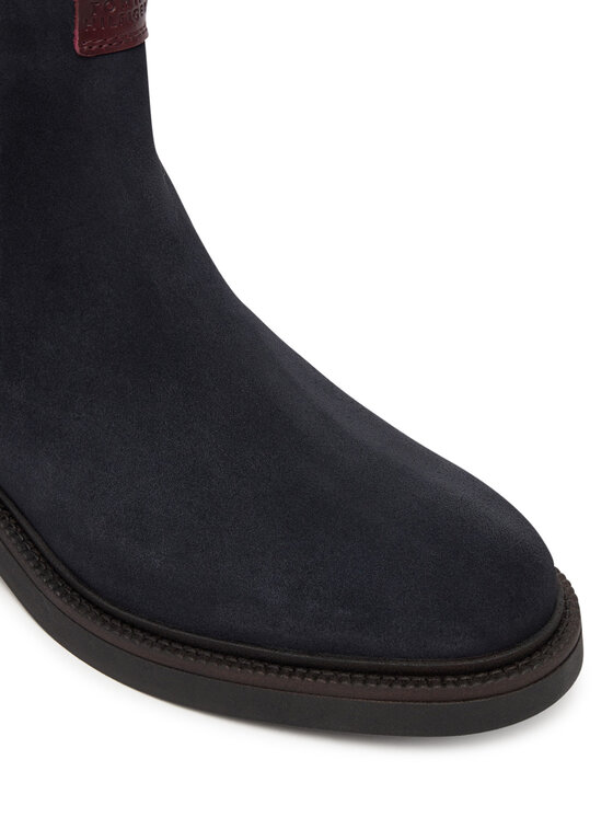 Tommy Hilfiger Tommy Hilfiger Kotníková obuv s elastickým prvkem Comfort Lwt FM0FM05592 Tmavomodrá