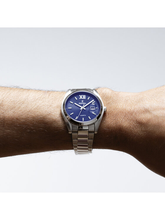 Festina Festina Zegarek F20707-7 Srebrny