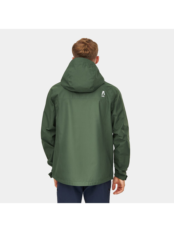 Alpinus Alpinus Kurtka przeciwdeszczowa Carniche Zielony Active Fit