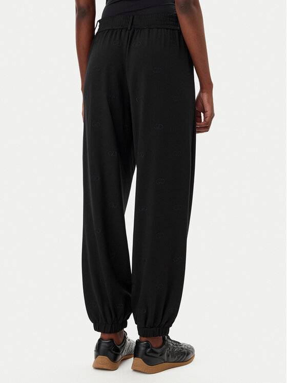 Liu Jo Sport Liu Jo Sport Teplákové kalhoty TA5193 J5942 Černá Relaxed Fit
