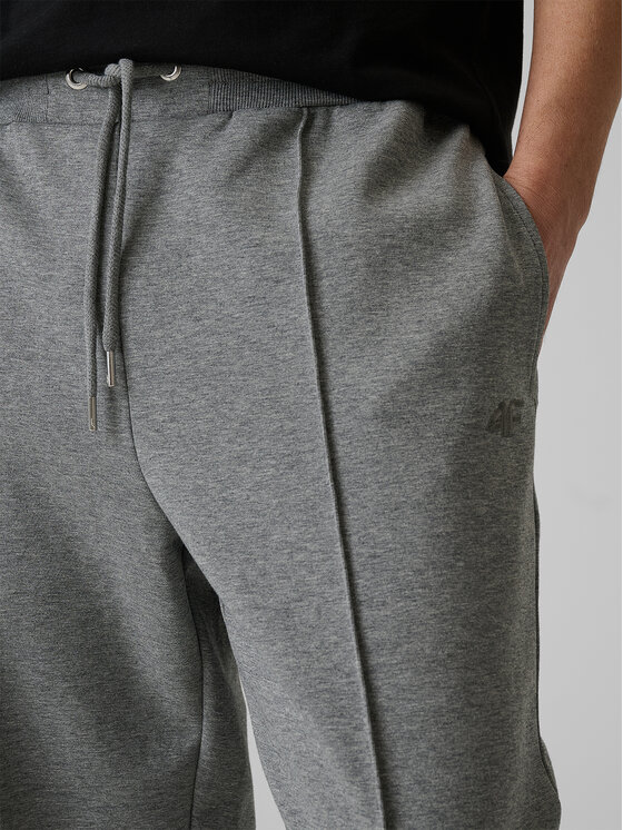 4F 4F Spodnie dresowe SPORT STORIES 25/26 Szary Regular Fit