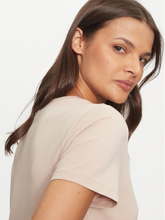 Guess Guess Тишърт Briana V3BI11 J1314 Бежов Regular Fit