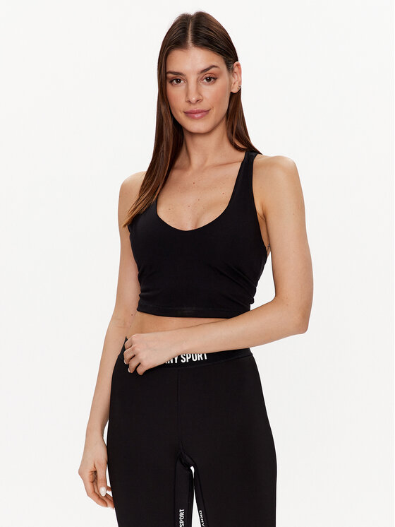 DKNY Sport Topiņš DP2T9141 Melns Regular Fit