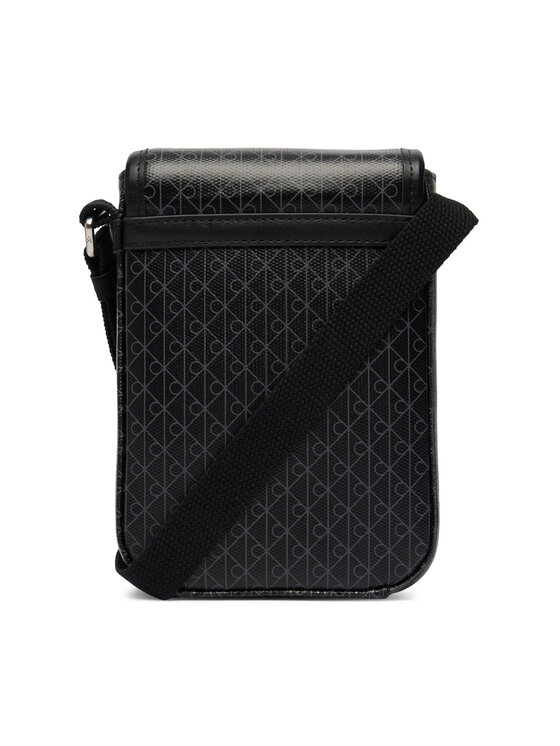 Calvin Klein Calvin Klein Handy-Etui Emblem Aop Coated Phone Crossbod LV04D1218G Schwarz