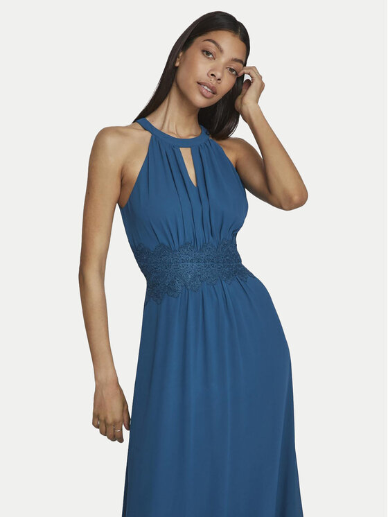 Vila Vila Estélyi ruha Milina 14052647 Kék Regular Fit