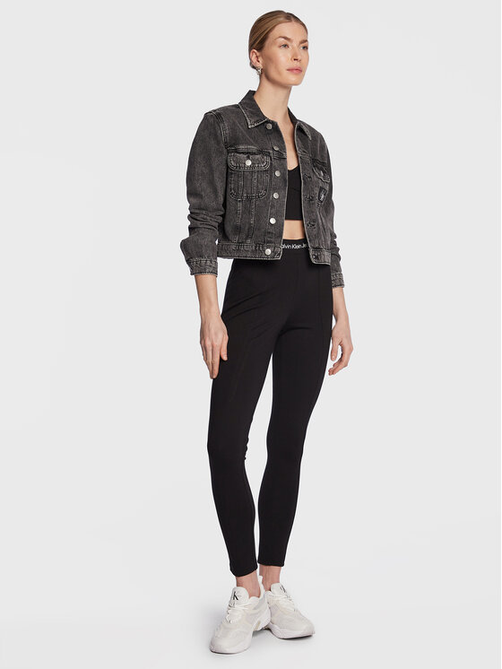Calvin Klein Jeans Calvin Klein Jeans Kurtka jeansowa J20J220231 Szary Regular Fit
