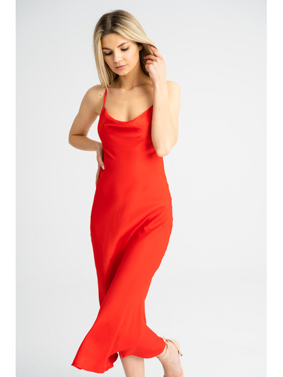 Leimann Leimann Sukienka koktajlowa Ninette Czerwony Feminine Fit