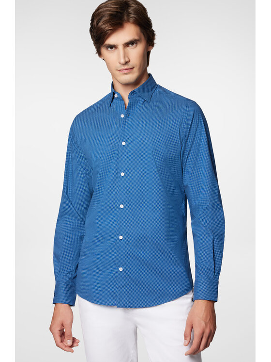Próchnik Próchnik Koszula PM40 KO073224000037 Niebieski Slim Fit