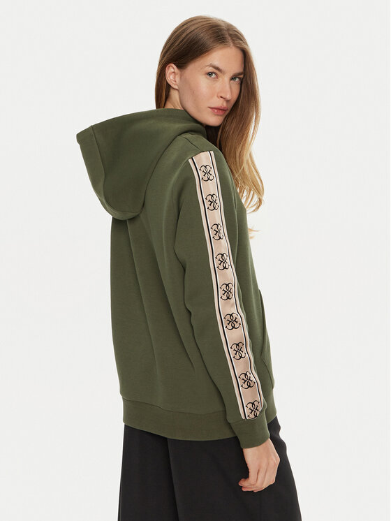 Guess Guess Bluza Carla V4YQ11 KB3P2 Zielony Regular Fit