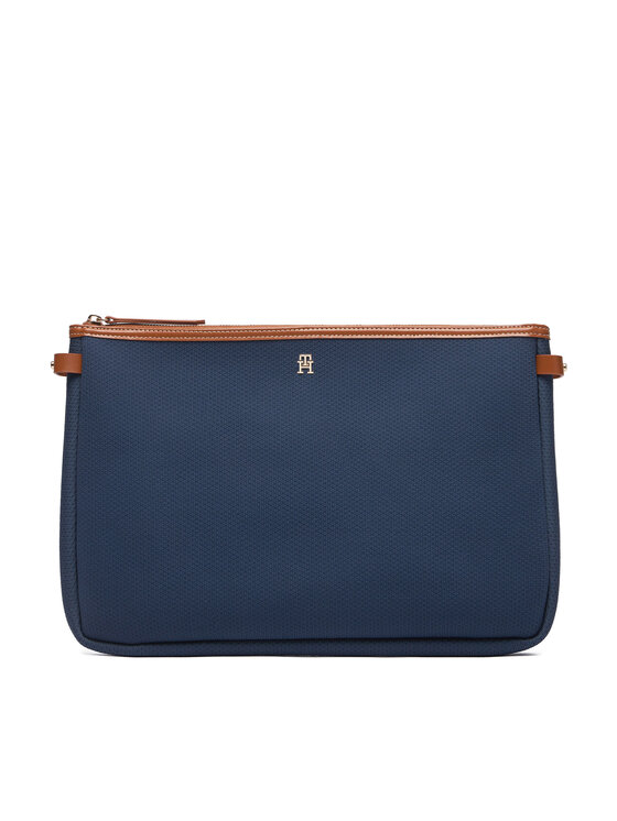 Tommy Hilfiger Tommy Hilfiger Torbica Th Monoplay Tote Stripe Le AW0AW18390 Plava