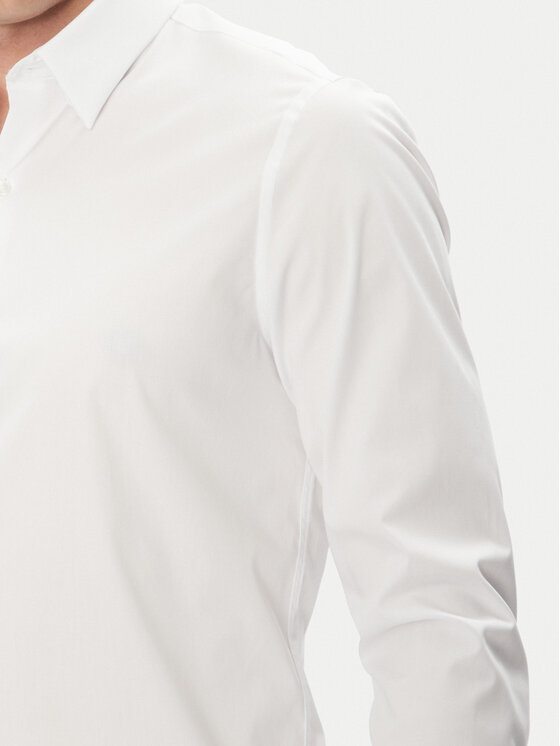 Calvin Klein Calvin Klein Koszula Essential LV019EU030 Biały Slim Fit