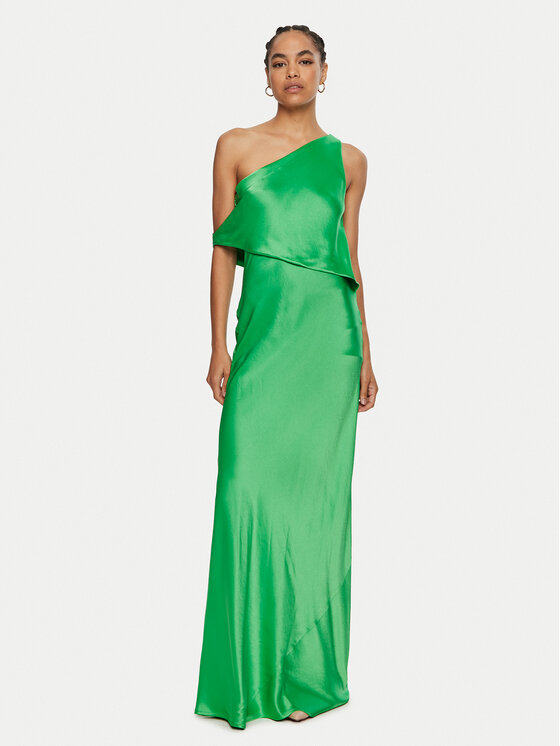 STAUD STAUD Večerní šaty Naomi R24P2193SA Zelená Regular Fit