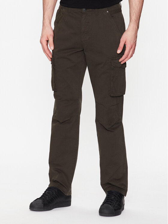 Férfi Szövet nadrág Volcano, Méret: S, Khaki, Hampter M07234-S23