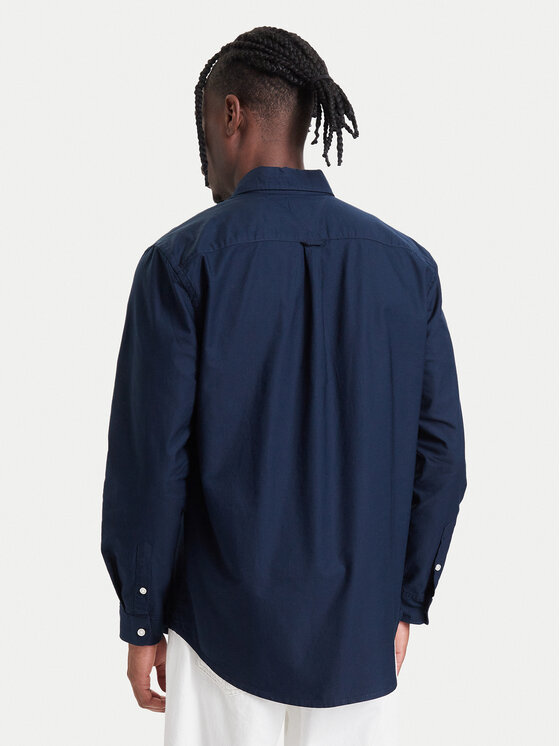 Tommy Jeans Tommy Jeans Cămașă Oxford DM0DM23711 Bleumarin Regular Fit