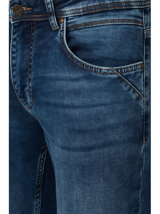 Lancerto Lancerto Spodnie materiałowe Guido SP113225000013 Niebieski Slim Fit