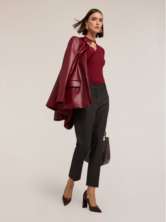 Motivi Motivi Maglione M360W003443N036 Bordeaux Slim Fit