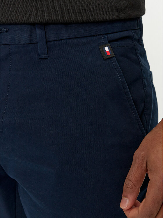 Tommy Jeans Tommy Jeans Chinosy Austin DM0DM19166 Granatowy Slim Fit