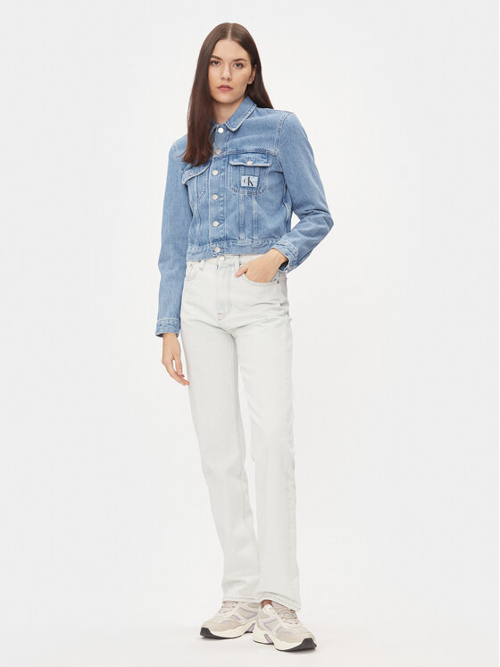 Calvin Klein Jeans Calvin Klein Jeans Kurtka jeansowa 90's J20J222473 Niebieski Regular Fit
