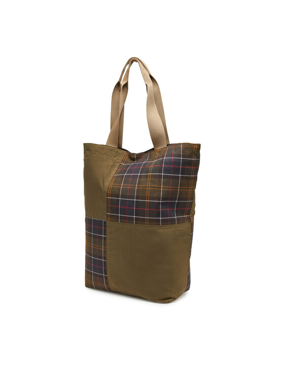 Barbour Barbour Torba Transport Patchwork UBA0741GN31 Zielony