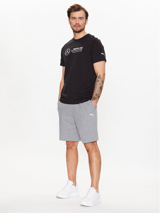Puma Puma T-krekls Mapf1 Logo 538482 Melns Regular Fit