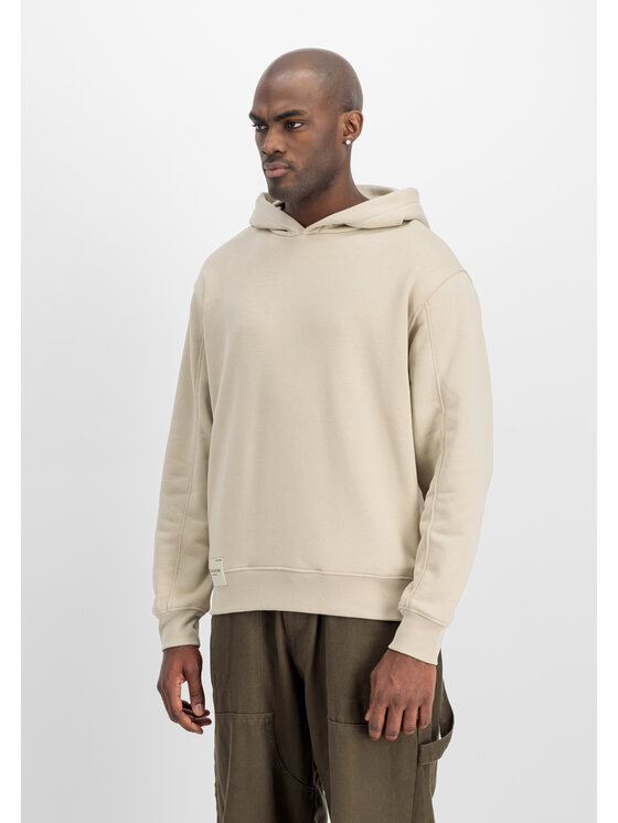 Alpha Industries Alpha Industries Bluza Studio Edition Hoodie Beżowy Loose Fit
