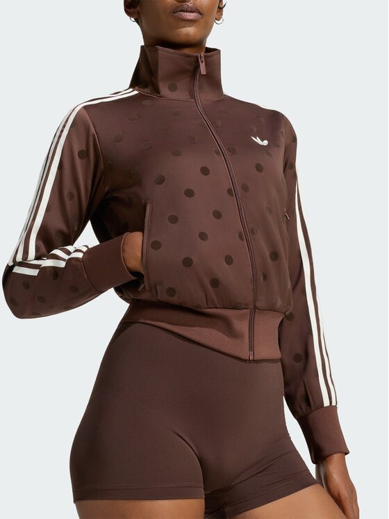 adidas adidas Top 161736 Brązowy Regular Fit