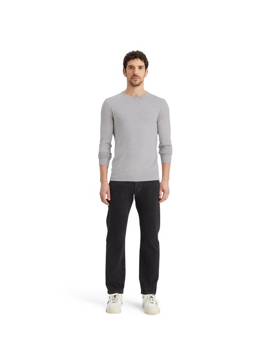 Scotch & Soda Scotch & Soda Sweter 26958 Szary Casual Fit