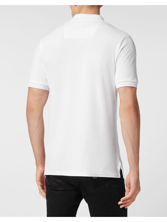 PHILIPP PLEIN PHILIPP PLEIN Polokošile 647 Bílá Slim Fit