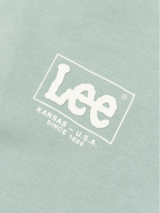 Lee Lee Pulóver Supercharged LEE0123 Zöld Regular Fit