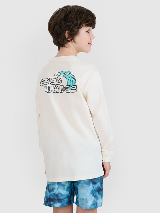 4F 4F Longsleeve 4FJWSS25TLONM435-11S Bianco Oversize