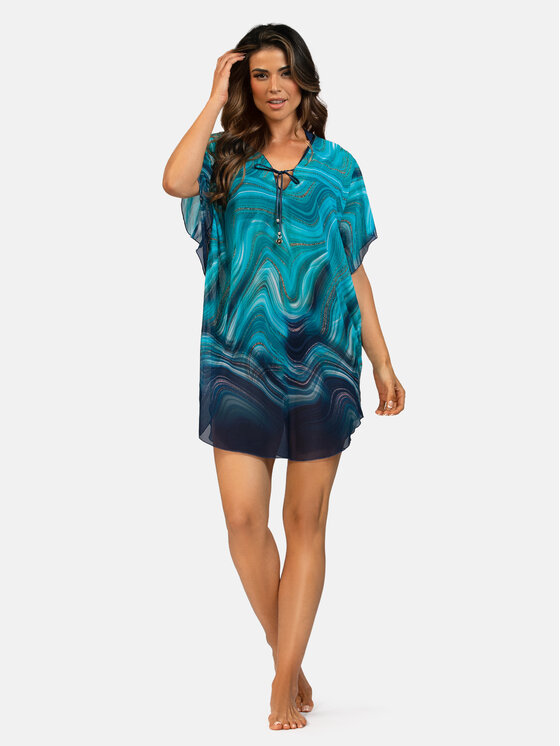 Feba Feba Vestito da spiaggia F122A Turchese