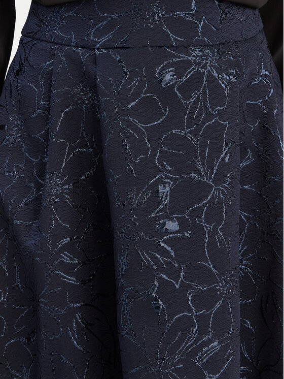 Rinascimento Rinascimento Trapezförmiger Rock CFC0126542003 Dunkelblau Regular Fit