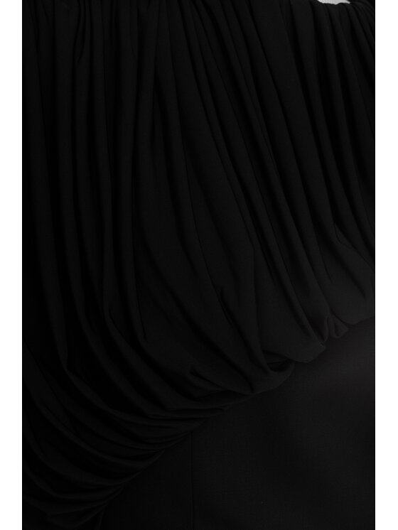 EPUZER EPUZER Abito da sera Padded shoulder Nero Standard Fit