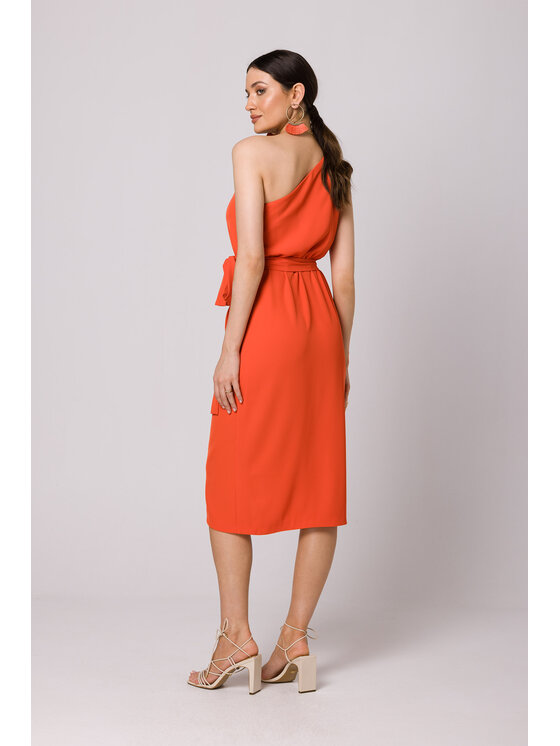Makover Makover Vestito da giorno K160 Arancione Regular Fit