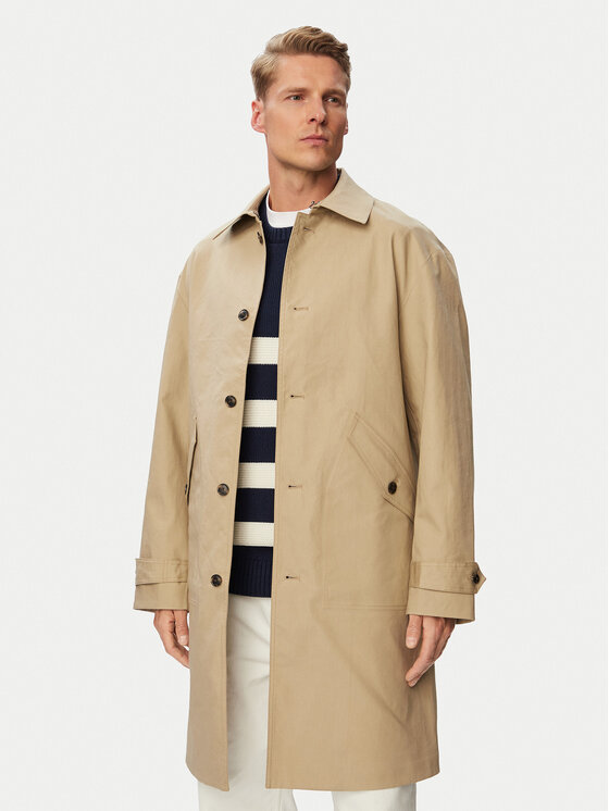 Tommy Hilfiger Tommy Hilfiger Преходно палто Dc Technica MW0MW43527 Бежов Regular Fit
