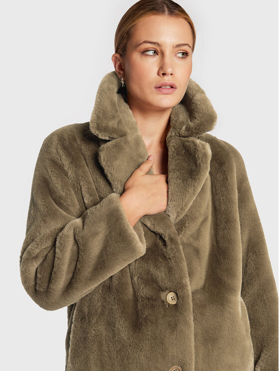 Blugirl Blumarine Blugirl Blumarine Pelzmantel RF2081-E0821 Braun Regular Fit